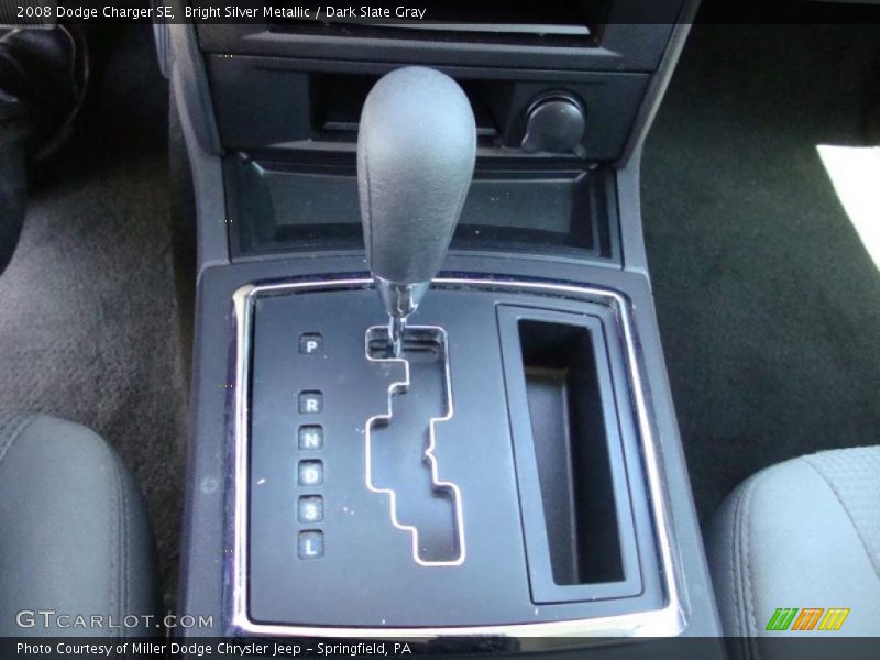 Bright Silver Metallic / Dark Slate Gray 2008 Dodge Charger SE