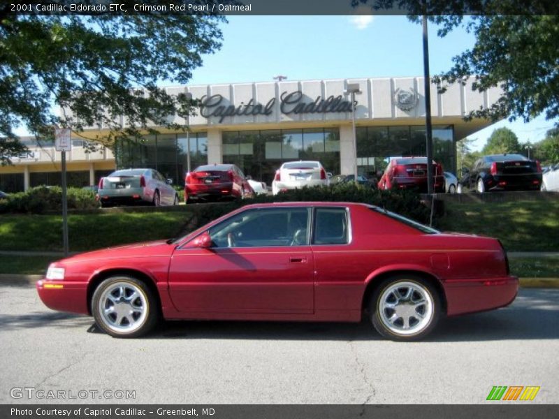 Crimson Red Pearl / Oatmeal 2001 Cadillac Eldorado ETC