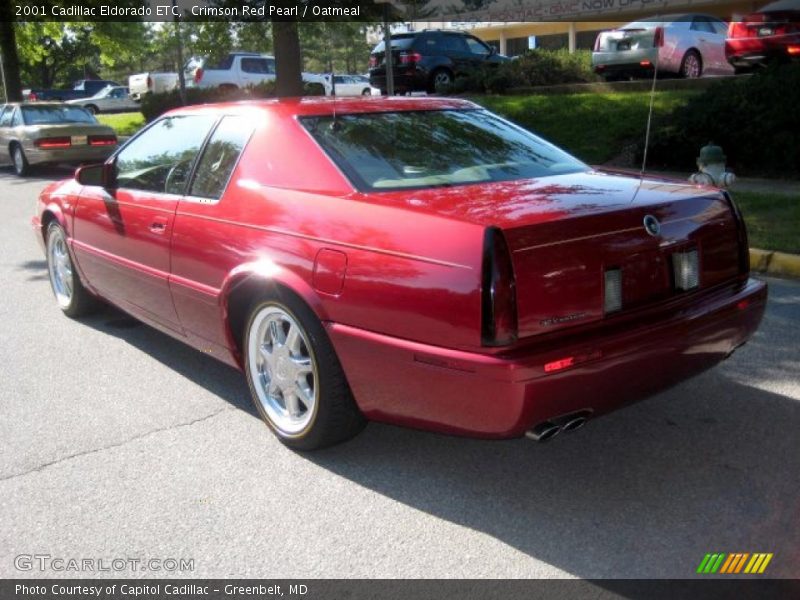 Crimson Red Pearl / Oatmeal 2001 Cadillac Eldorado ETC