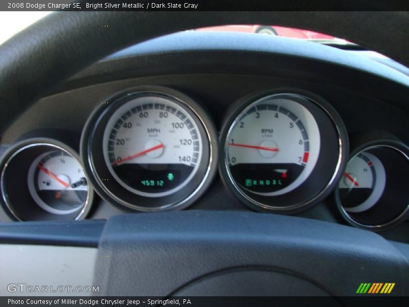 Bright Silver Metallic / Dark Slate Gray 2008 Dodge Charger SE