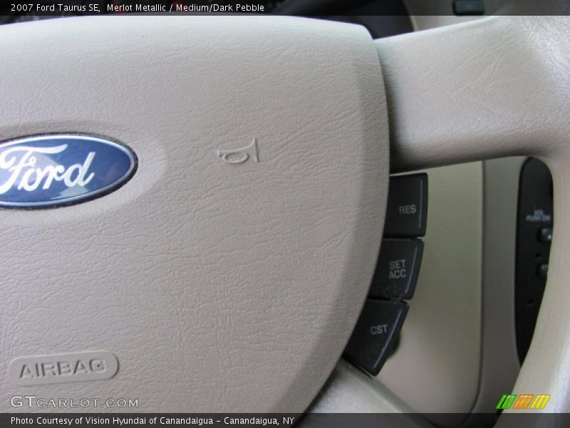 Merlot Metallic / Medium/Dark Pebble 2007 Ford Taurus SE