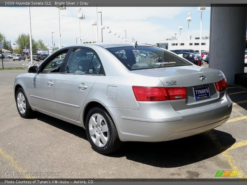 Bright Silver / Gray 2009 Hyundai Sonata GLS