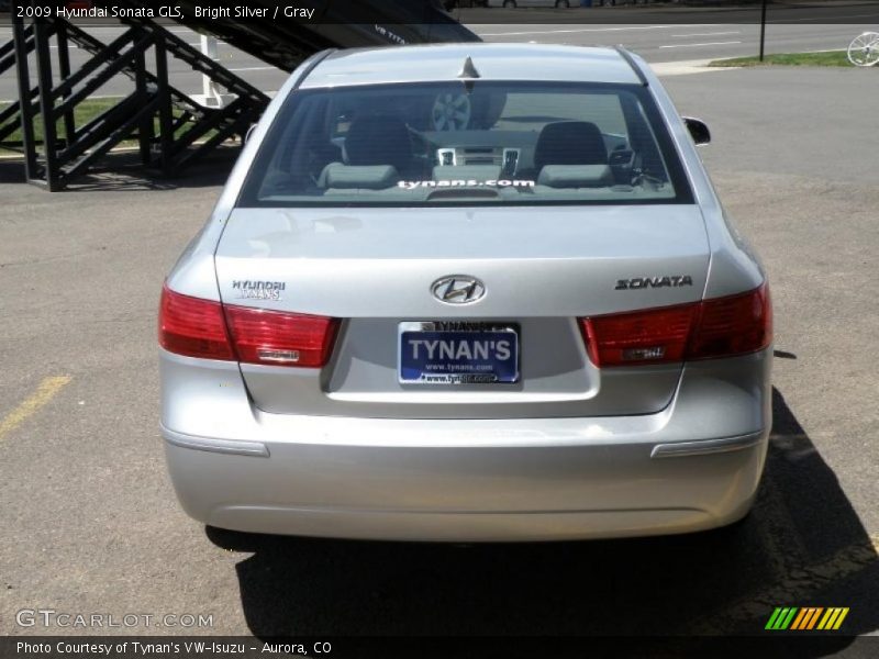 Bright Silver / Gray 2009 Hyundai Sonata GLS