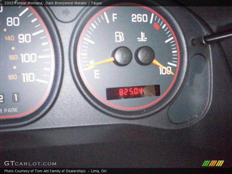 Dark Bronzemist Metallic / Taupe 2003 Pontiac Montana