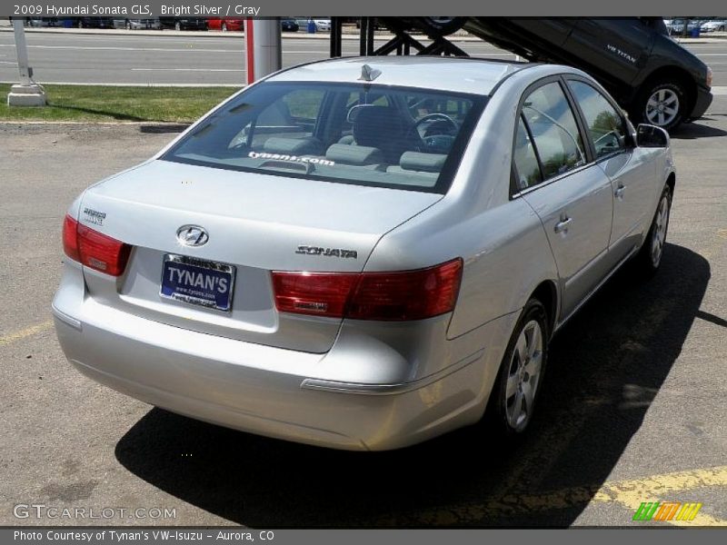 Bright Silver / Gray 2009 Hyundai Sonata GLS