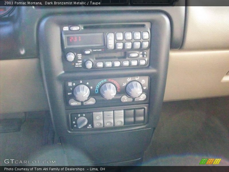 Dark Bronzemist Metallic / Taupe 2003 Pontiac Montana