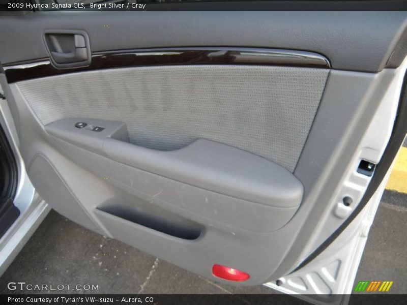 Bright Silver / Gray 2009 Hyundai Sonata GLS
