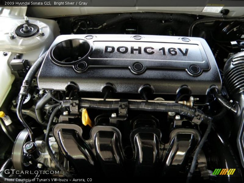 Bright Silver / Gray 2009 Hyundai Sonata GLS