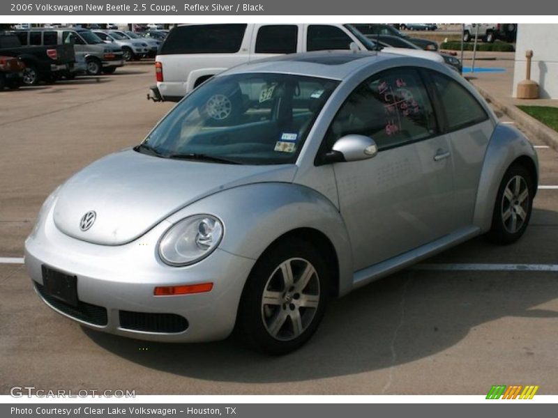 Reflex Silver / Black 2006 Volkswagen New Beetle 2.5 Coupe