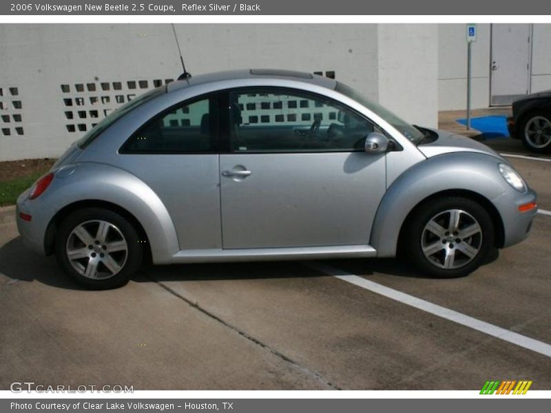 Reflex Silver / Black 2006 Volkswagen New Beetle 2.5 Coupe