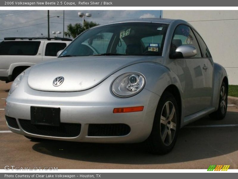 Reflex Silver / Black 2006 Volkswagen New Beetle 2.5 Coupe