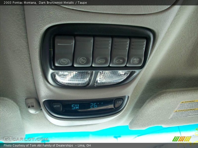 Dark Bronzemist Metallic / Taupe 2003 Pontiac Montana