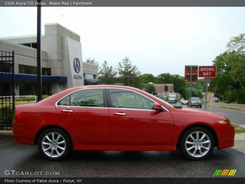 Milano Red / Parchment 2008 Acura TSX Sedan