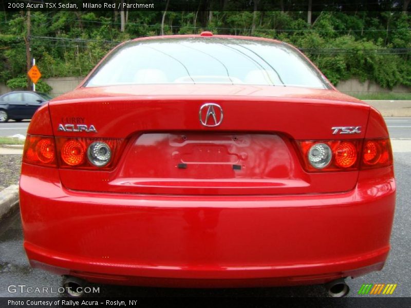 Milano Red / Parchment 2008 Acura TSX Sedan