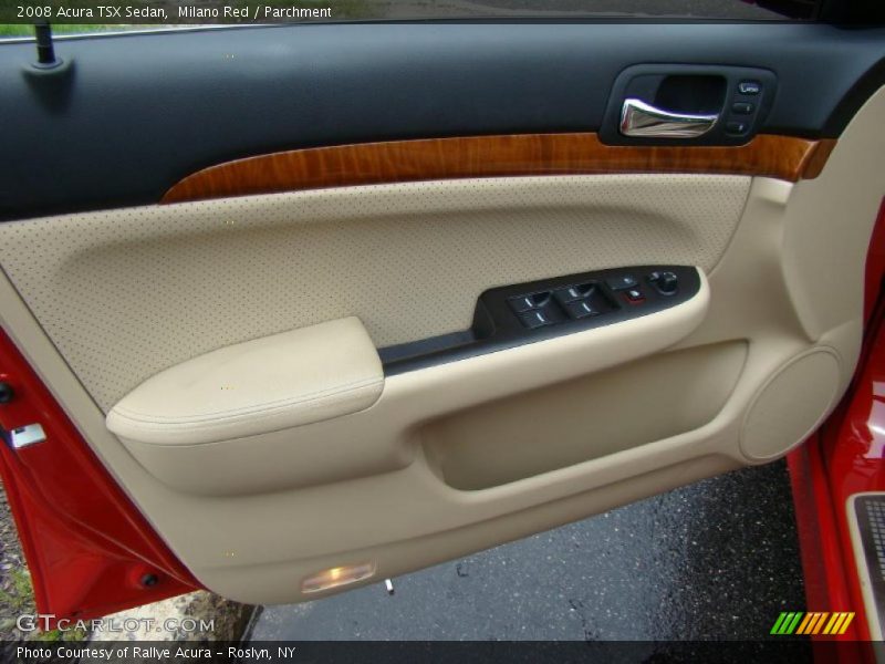 Milano Red / Parchment 2008 Acura TSX Sedan