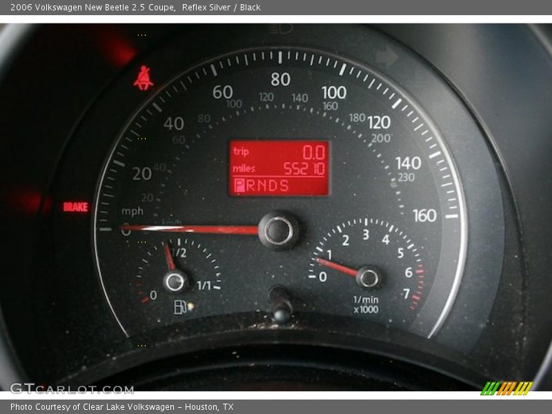 Reflex Silver / Black 2006 Volkswagen New Beetle 2.5 Coupe