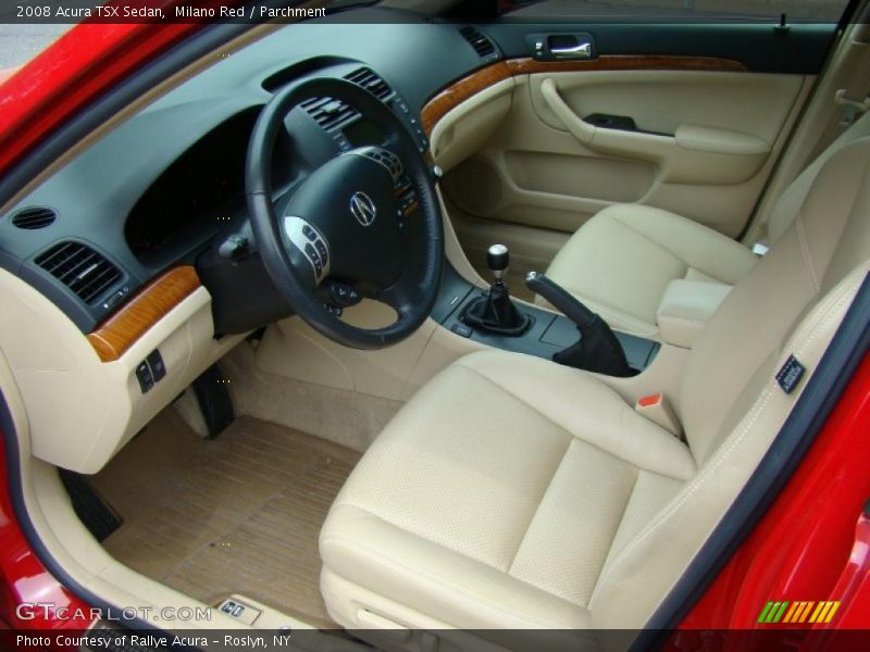 Milano Red / Parchment 2008 Acura TSX Sedan