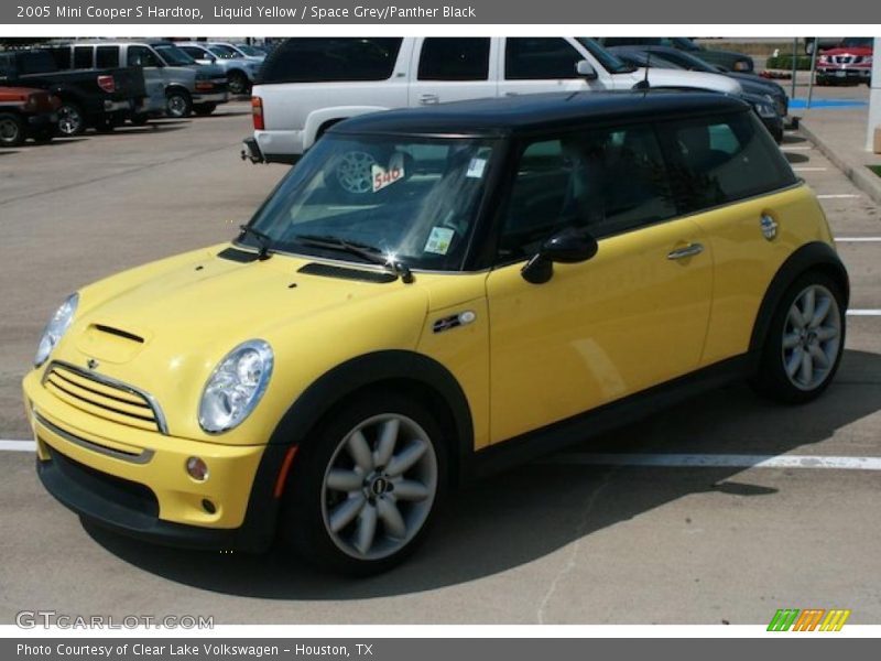 Liquid Yellow / Space Grey/Panther Black 2005 Mini Cooper S Hardtop