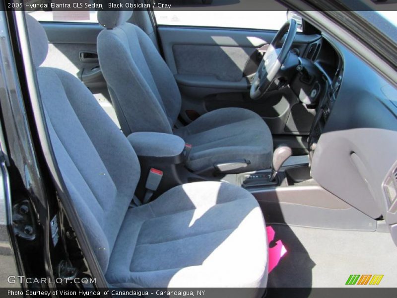 Black Obsidian / Gray 2005 Hyundai Elantra GLS Sedan