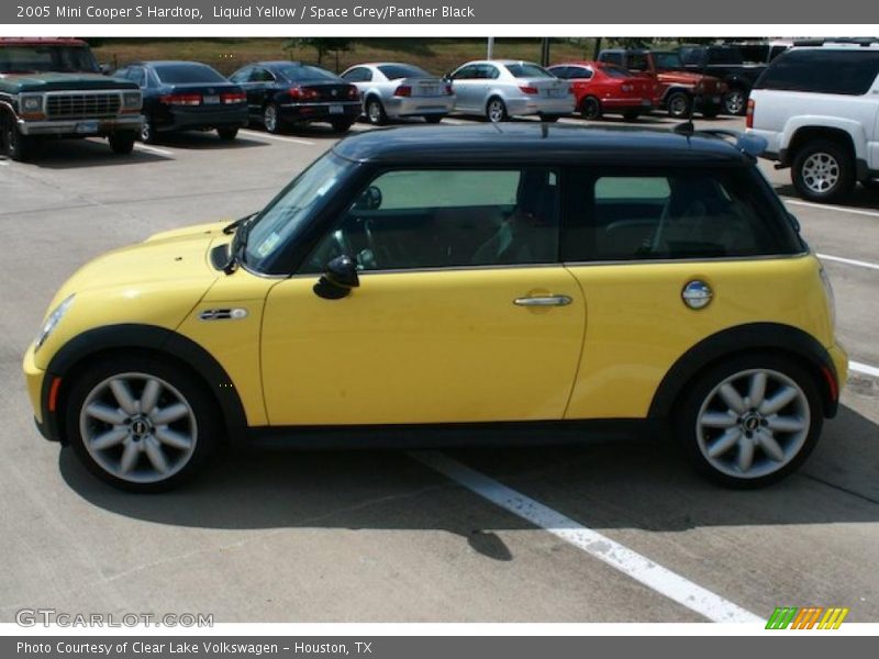 Liquid Yellow / Space Grey/Panther Black 2005 Mini Cooper S Hardtop