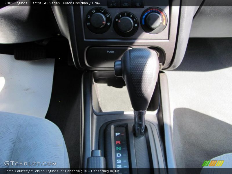 Black Obsidian / Gray 2005 Hyundai Elantra GLS Sedan