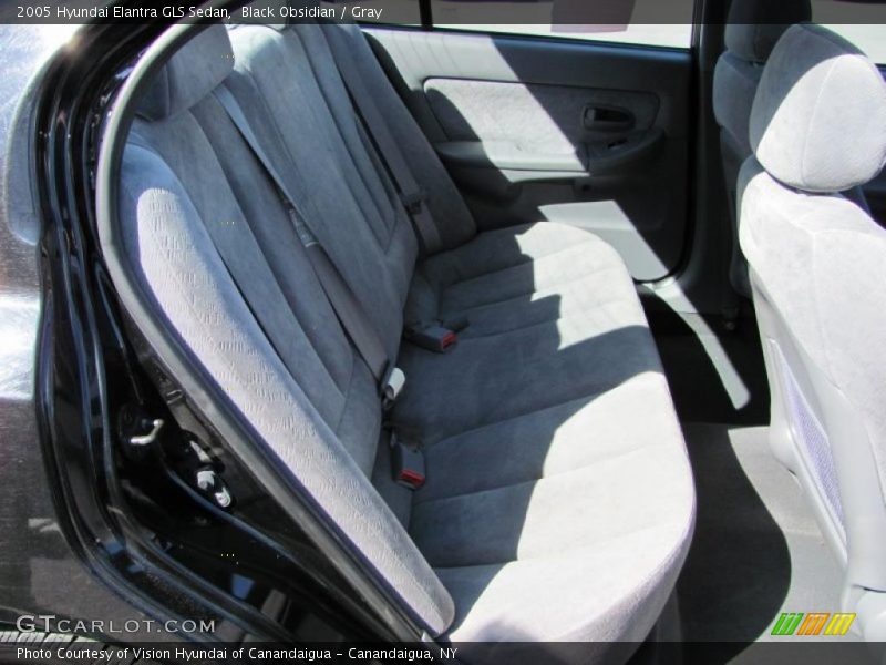 Black Obsidian / Gray 2005 Hyundai Elantra GLS Sedan