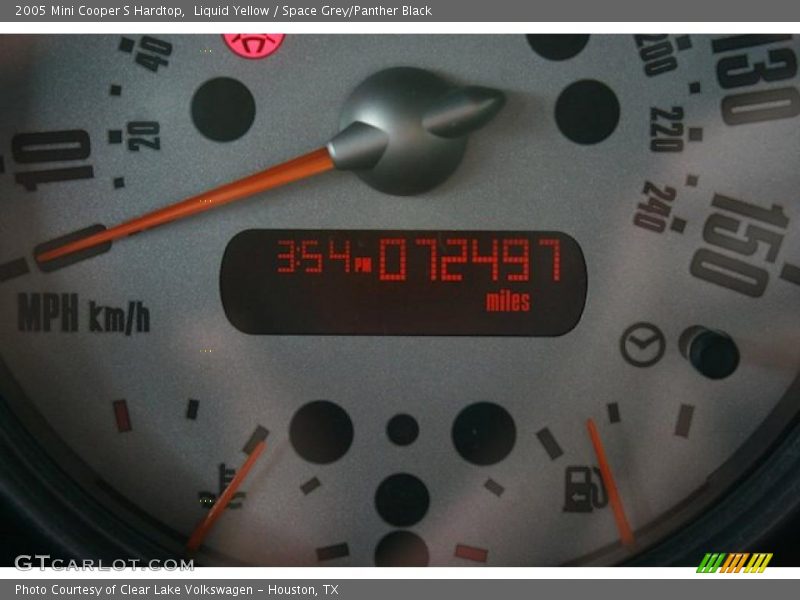 Liquid Yellow / Space Grey/Panther Black 2005 Mini Cooper S Hardtop
