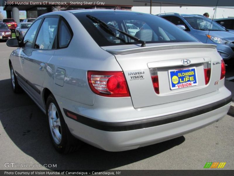 Sterling Silver / Gray 2006 Hyundai Elantra GT Hatchback