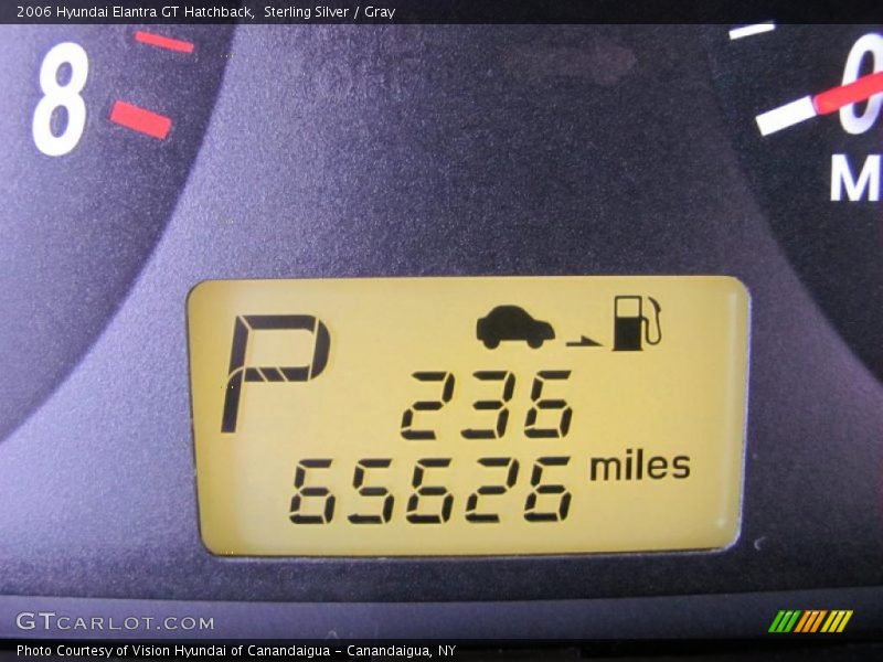 Sterling Silver / Gray 2006 Hyundai Elantra GT Hatchback
