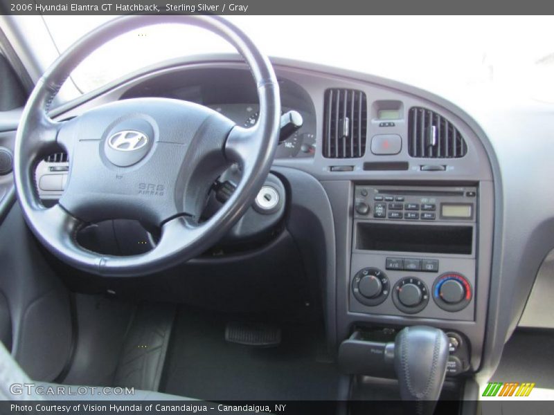 Sterling Silver / Gray 2006 Hyundai Elantra GT Hatchback