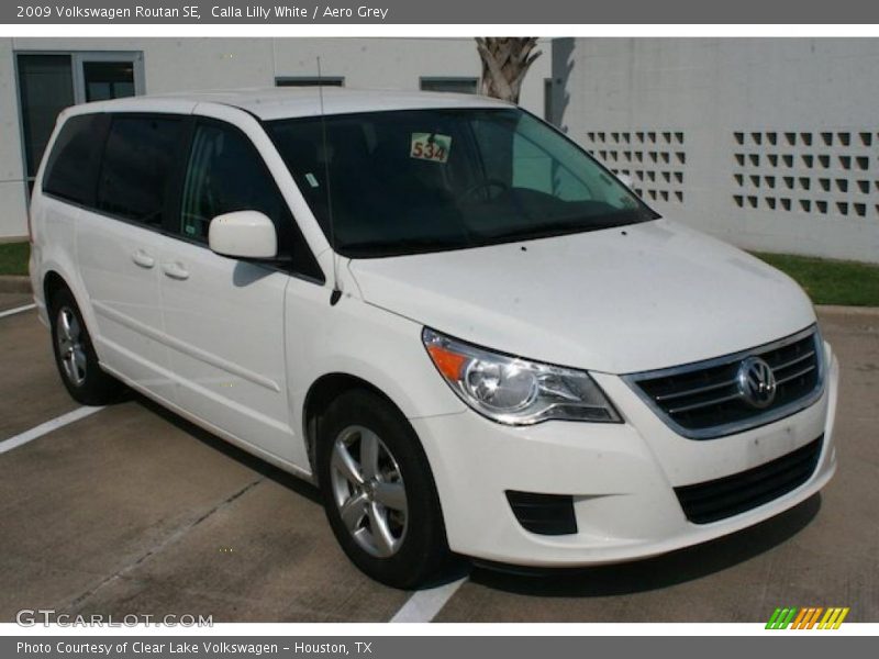 Calla Lilly White / Aero Grey 2009 Volkswagen Routan SE