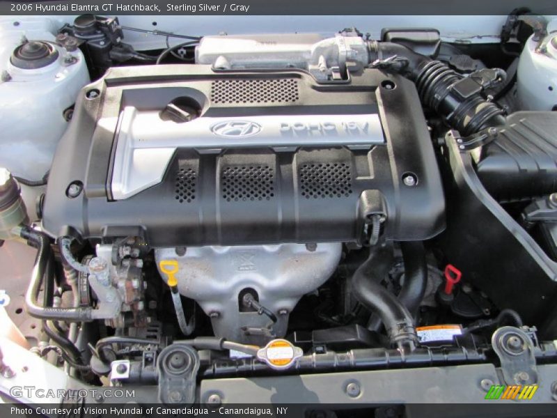 Sterling Silver / Gray 2006 Hyundai Elantra GT Hatchback