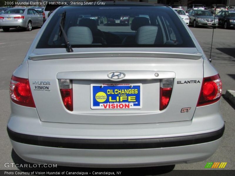 Sterling Silver / Gray 2006 Hyundai Elantra GT Hatchback