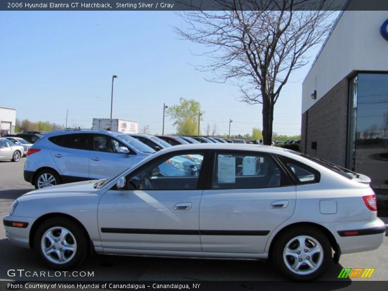 Sterling Silver / Gray 2006 Hyundai Elantra GT Hatchback