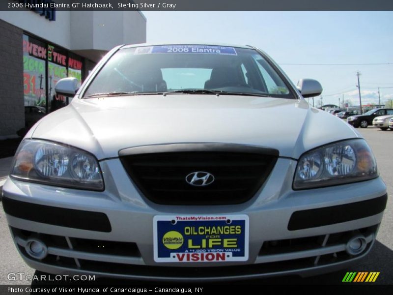 Sterling Silver / Gray 2006 Hyundai Elantra GT Hatchback