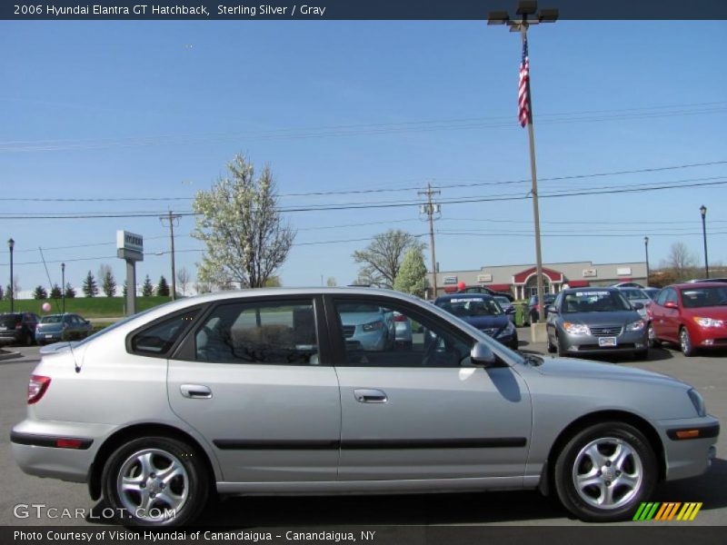 Sterling Silver / Gray 2006 Hyundai Elantra GT Hatchback