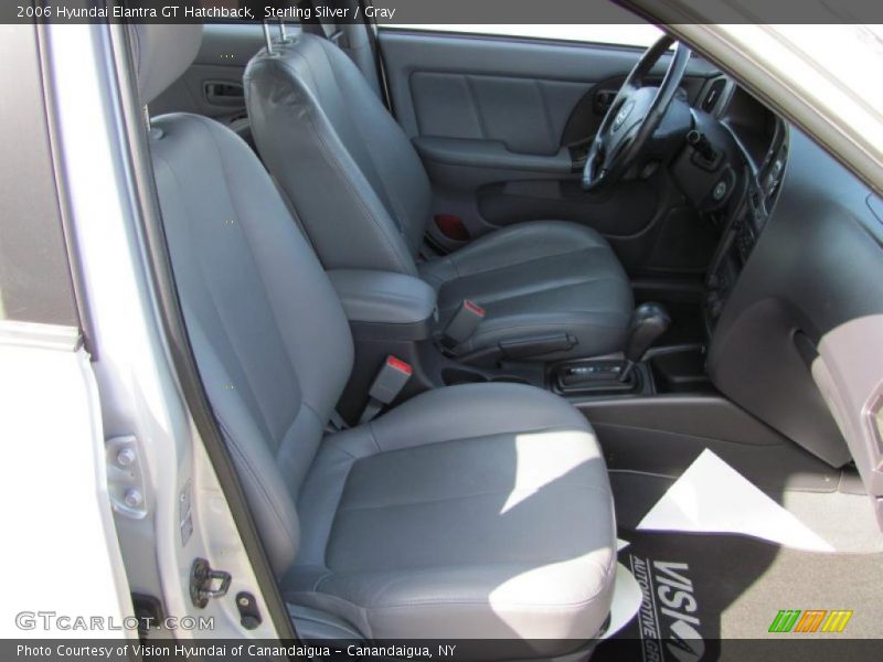 Sterling Silver / Gray 2006 Hyundai Elantra GT Hatchback