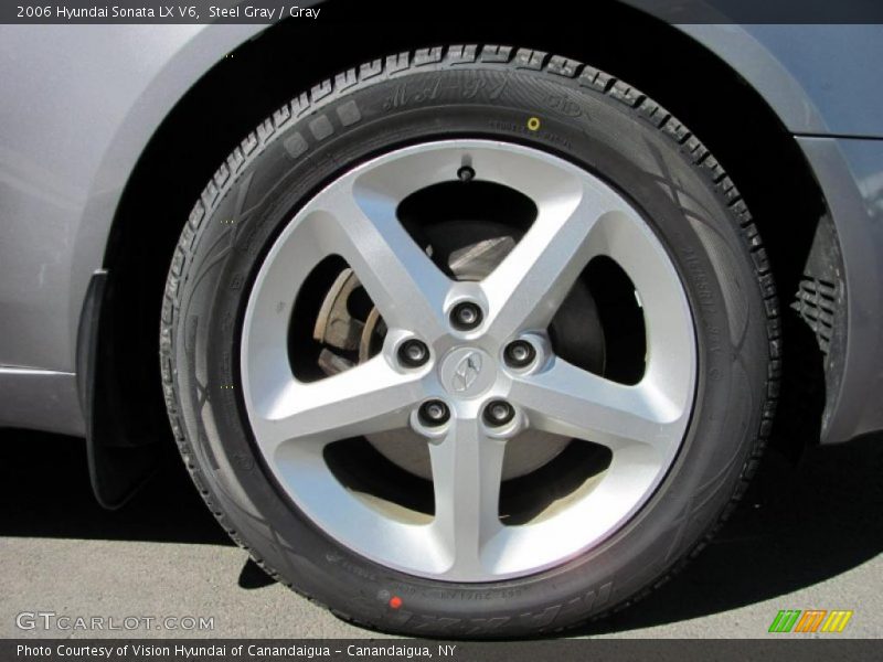 Steel Gray / Gray 2006 Hyundai Sonata LX V6