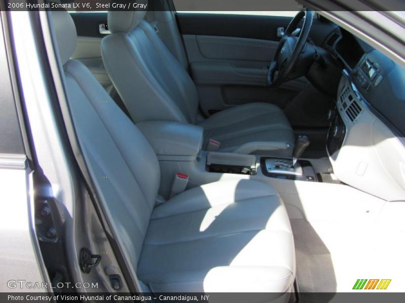 Steel Gray / Gray 2006 Hyundai Sonata LX V6