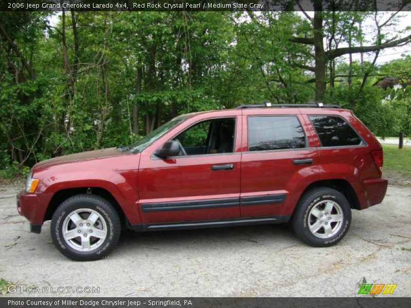 Red Rock Crystal Pearl / Medium Slate Gray 2006 Jeep Grand Cherokee Laredo 4x4