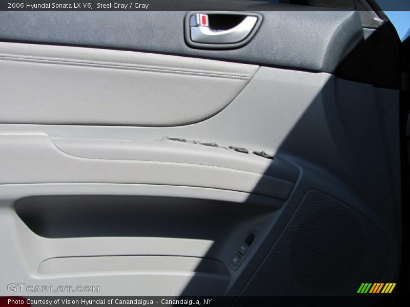 Steel Gray / Gray 2006 Hyundai Sonata LX V6