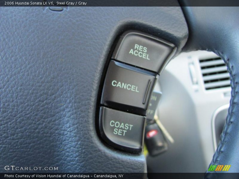 Steel Gray / Gray 2006 Hyundai Sonata LX V6