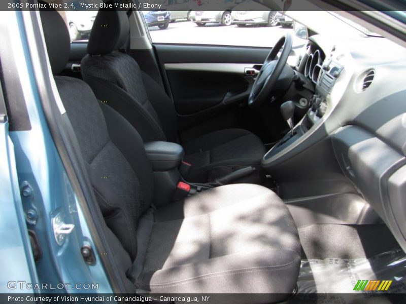 Mystic Blue Metallic / Ebony 2009 Pontiac Vibe 2.4