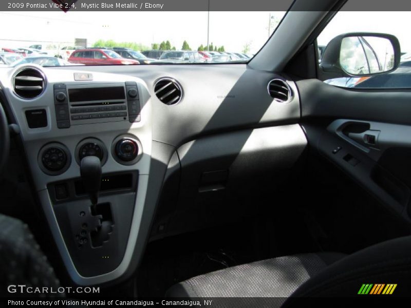 Mystic Blue Metallic / Ebony 2009 Pontiac Vibe 2.4