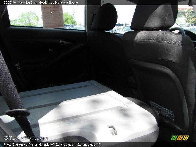 Mystic Blue Metallic / Ebony 2009 Pontiac Vibe 2.4