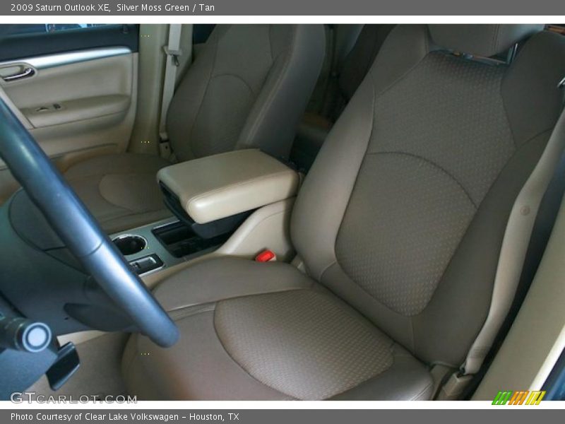 Silver Moss Green / Tan 2009 Saturn Outlook XE