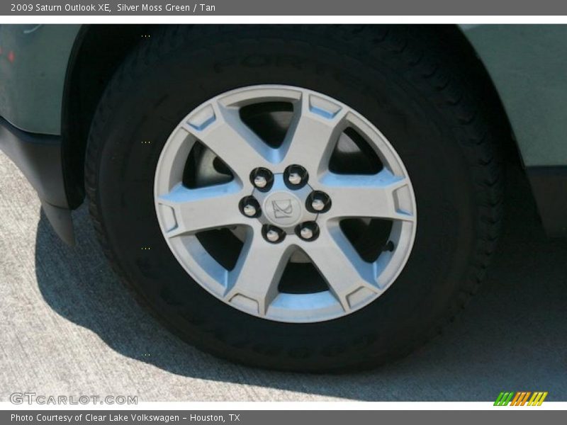 Silver Moss Green / Tan 2009 Saturn Outlook XE