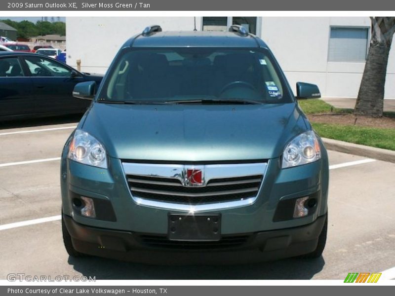 Silver Moss Green / Tan 2009 Saturn Outlook XE