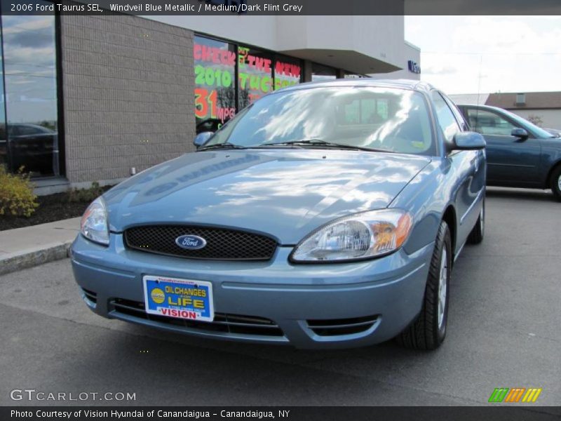Windveil Blue Metallic / Medium/Dark Flint Grey 2006 Ford Taurus SEL