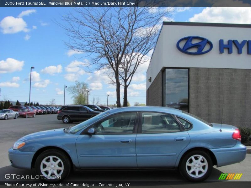 Windveil Blue Metallic / Medium/Dark Flint Grey 2006 Ford Taurus SEL
